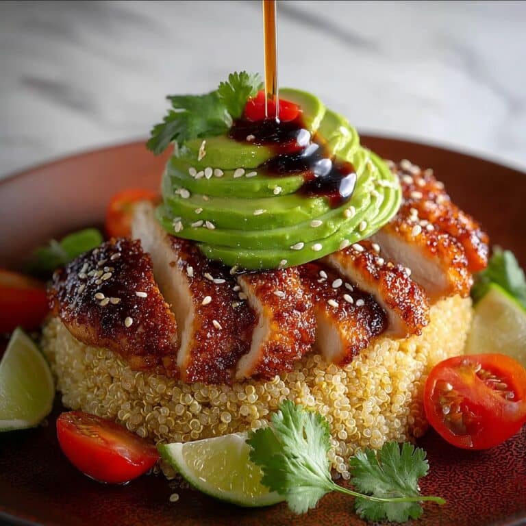 Honey Lime Chicken & Avocado Quinoa Stack – Ultimate 5-Step Fresh Dinner Recipe