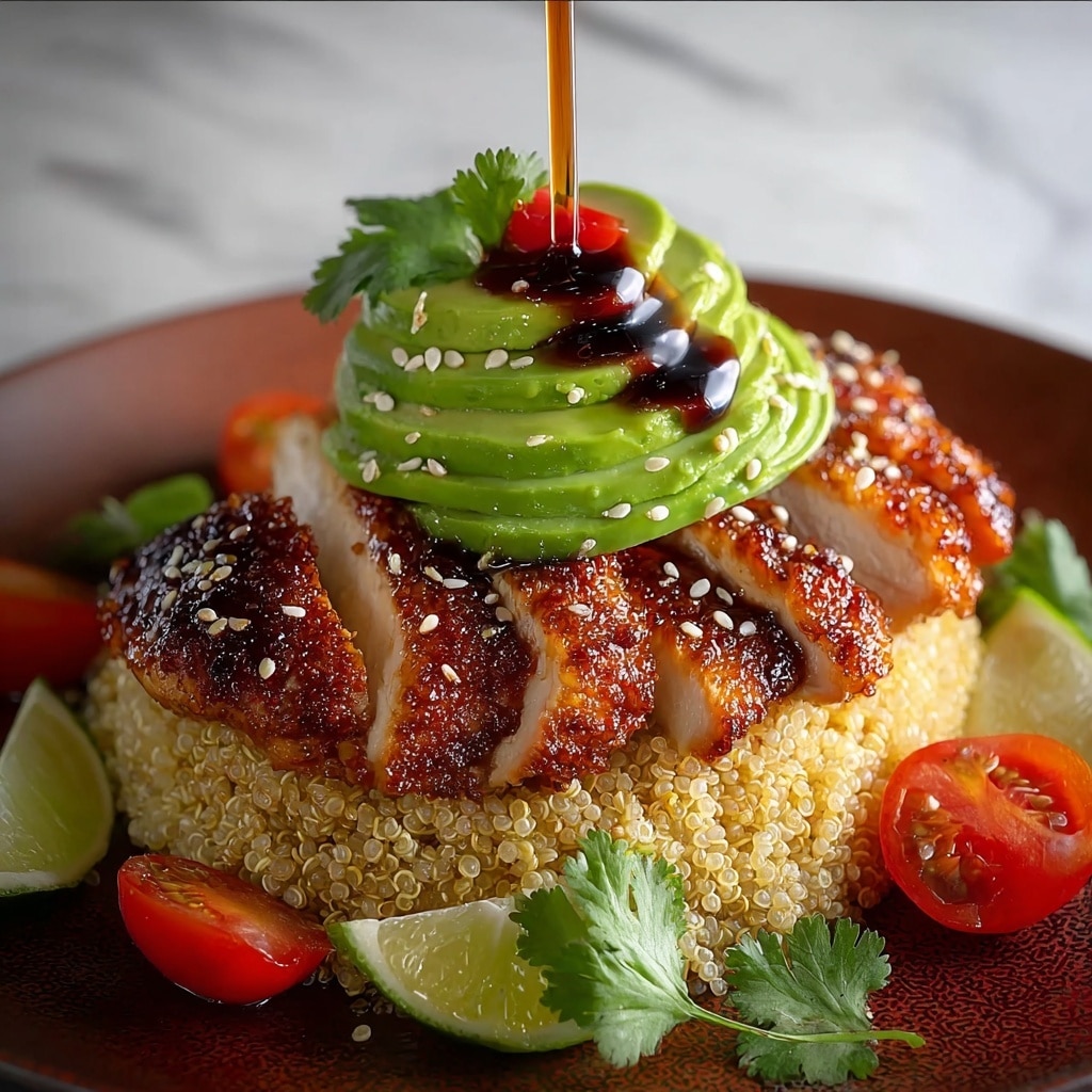 Honey Lime Chicken & Avocado Quinoa Stack – Ultimate 5-Step Fresh Dinner Recipe