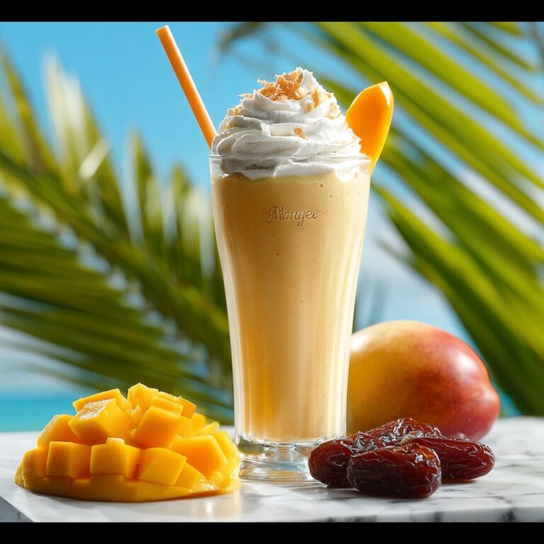 Starbucks Copycat: Sugar-Free Tropical Date & Mango Frappe Recipe