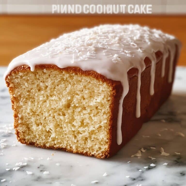 Triple Coconut Pound Cake Recipe
