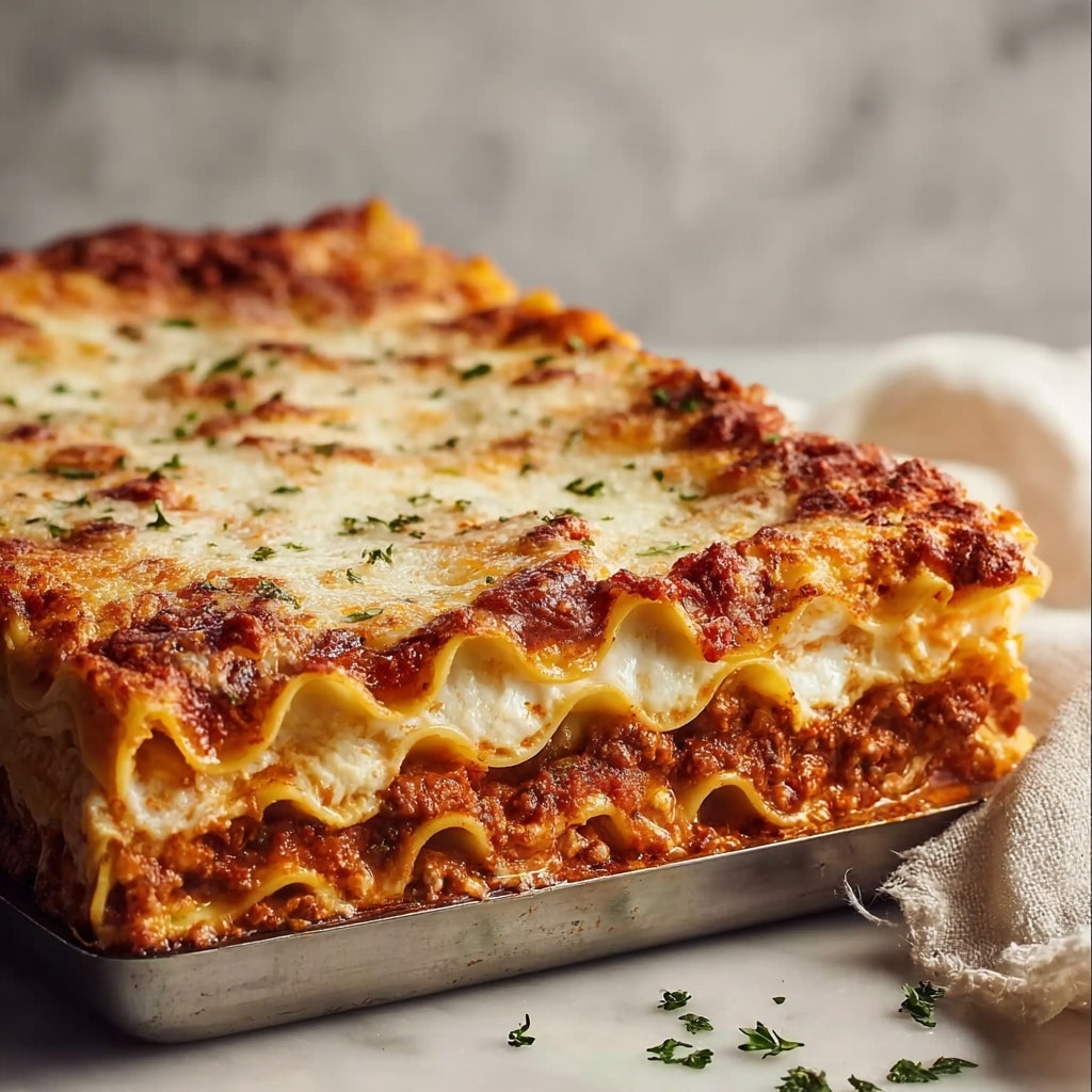 Delicious Vegetarian Lasagna with Cottage Cheese Recipe