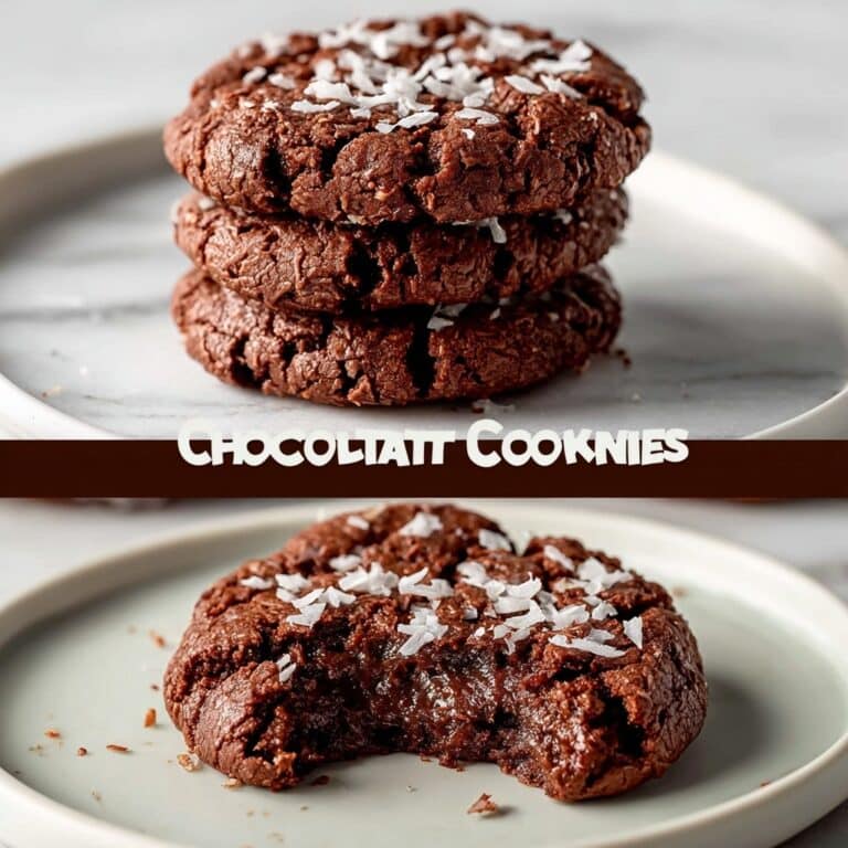 Chocolate Coconut Cookies Recipe