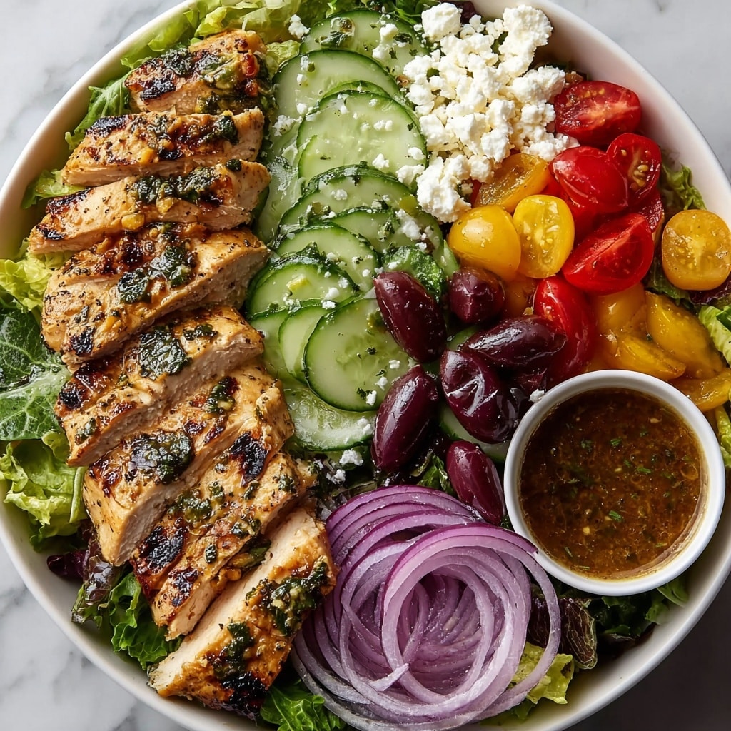 Grilled Mediterranean Chicken Salad Recipe