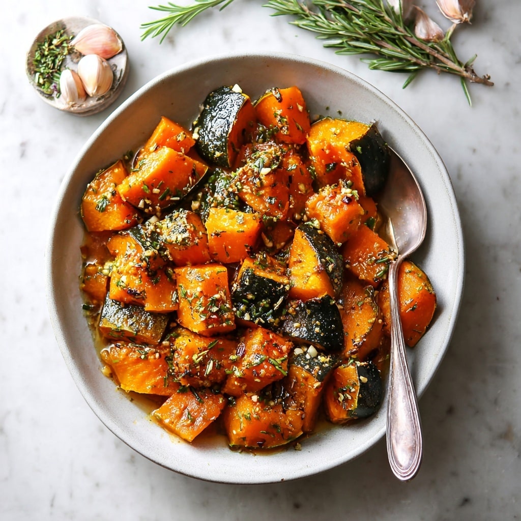 Simple Roasted Kabocha Squash Cubes Recipe