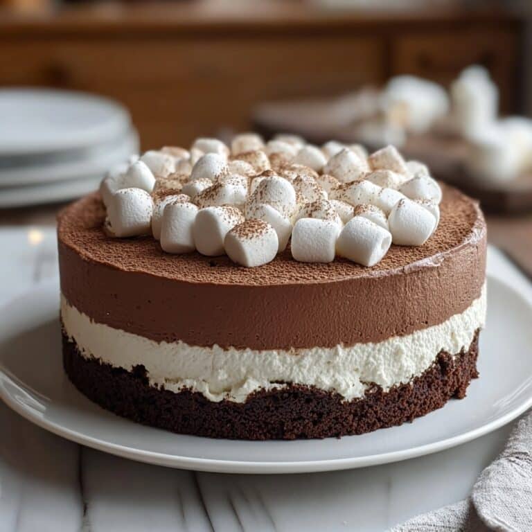 Decadent Cheesecake with Marshmallow Bliss Recipe