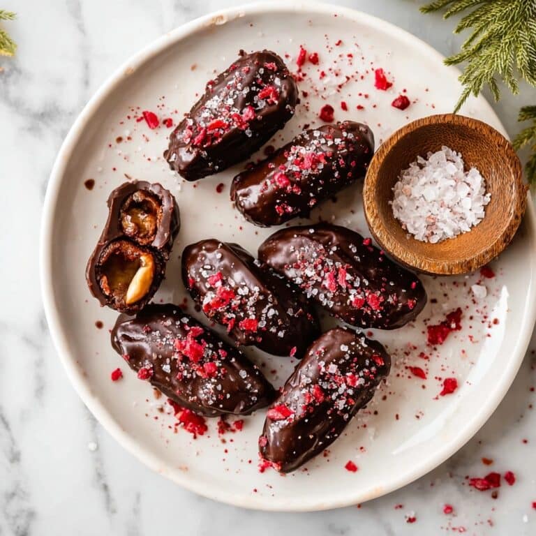 Dark Chocolate Covered Stuffed Dates Recipe