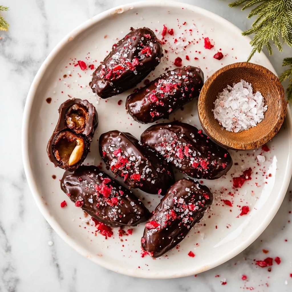 Dark Chocolate Covered Stuffed Dates Recipe