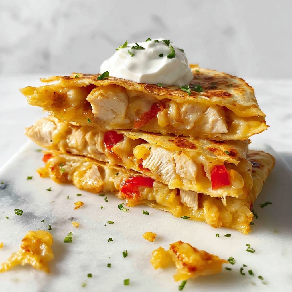 Cheesy Chicken Quesadillas Recipe