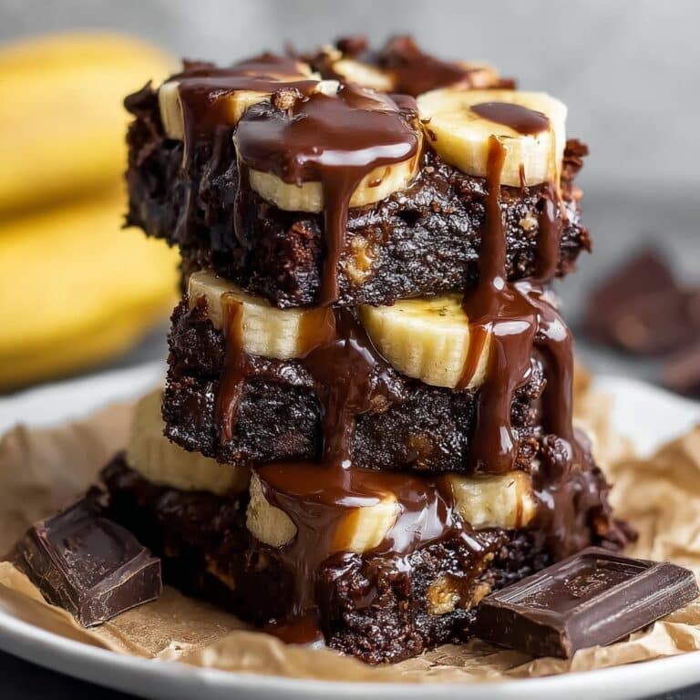 Chocolate Covered Banana Brownies Recipe