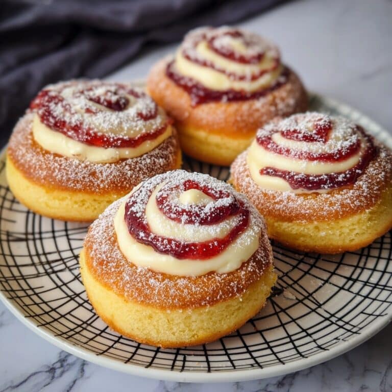 Sugar Raspberry Danish Buns Recipe