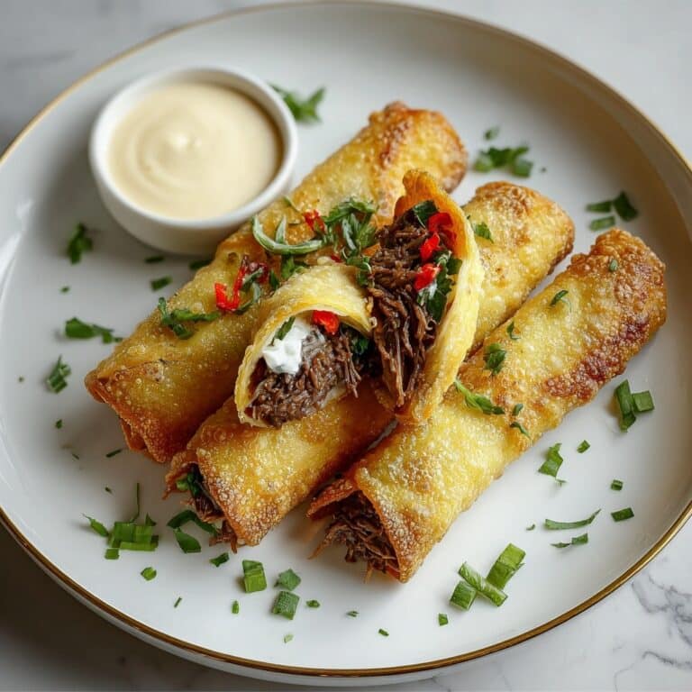 Philly Cheesesteak Spring Rolls Recipe