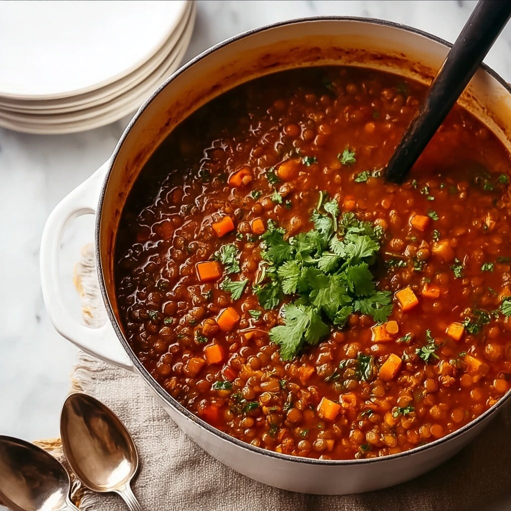 Moroccan Beef Lentil Soup Recipe