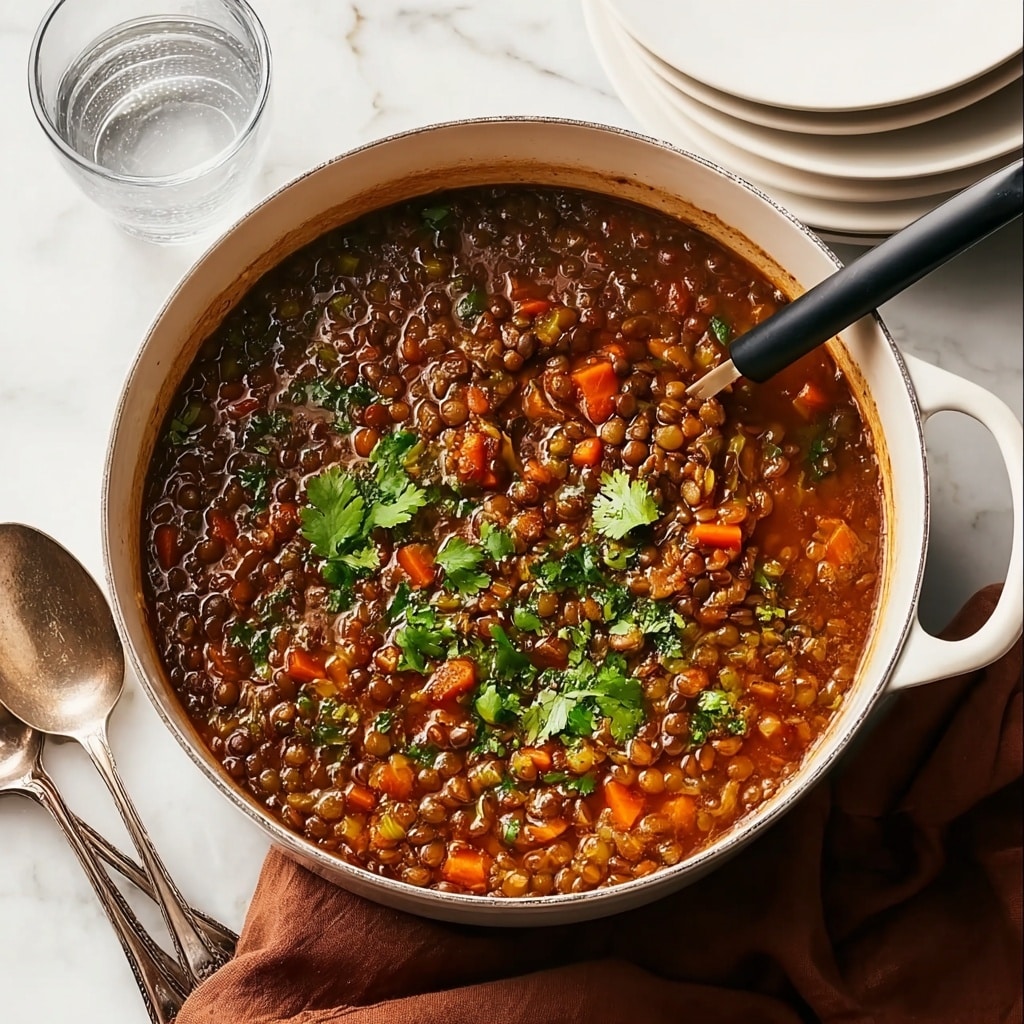 Moroccan Beef Lentil Soup Recipe