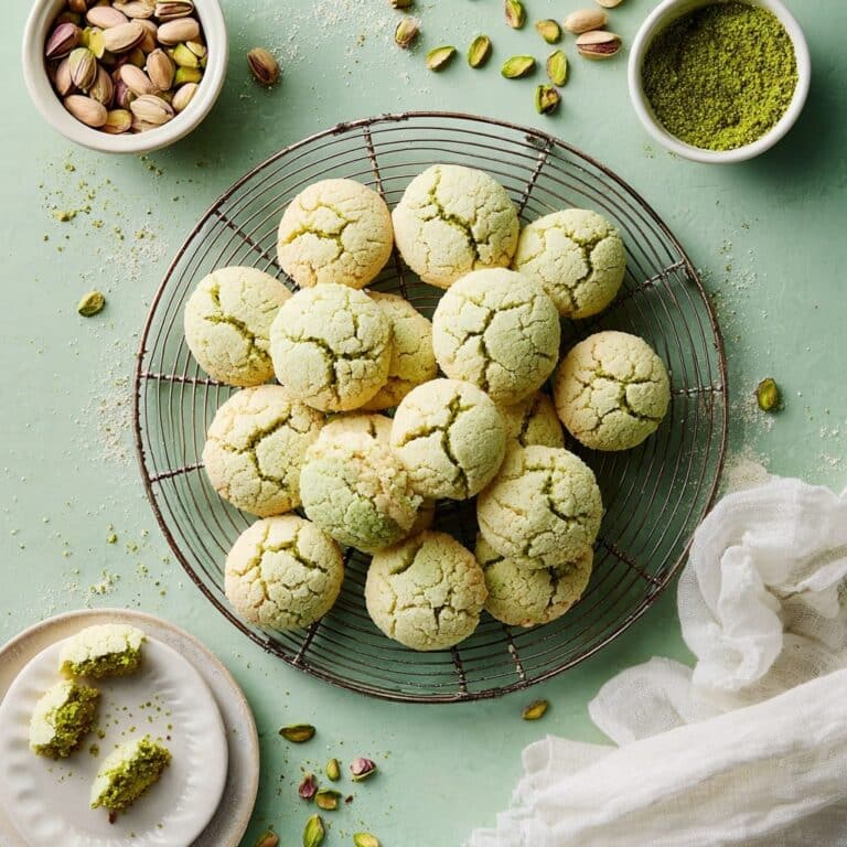 Grain-Free Pistachio Italian Wedding Cookies Recipe