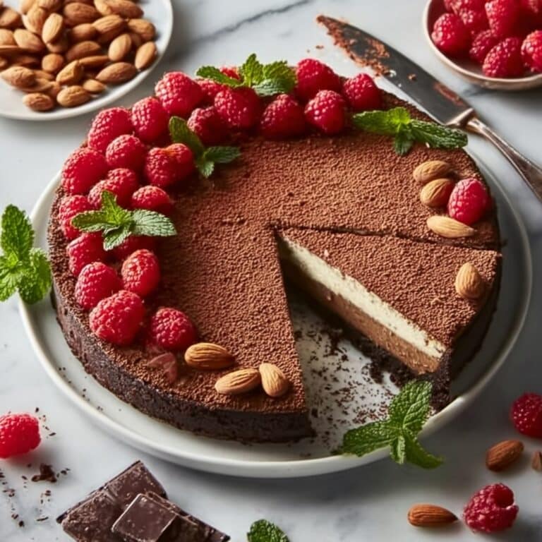 Almond Chocolate Cheesecake Bliss Recipe