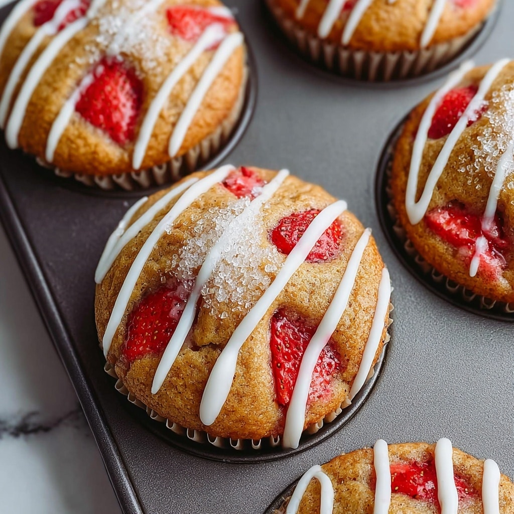 Strawberry Yogurt Muffins Recipe