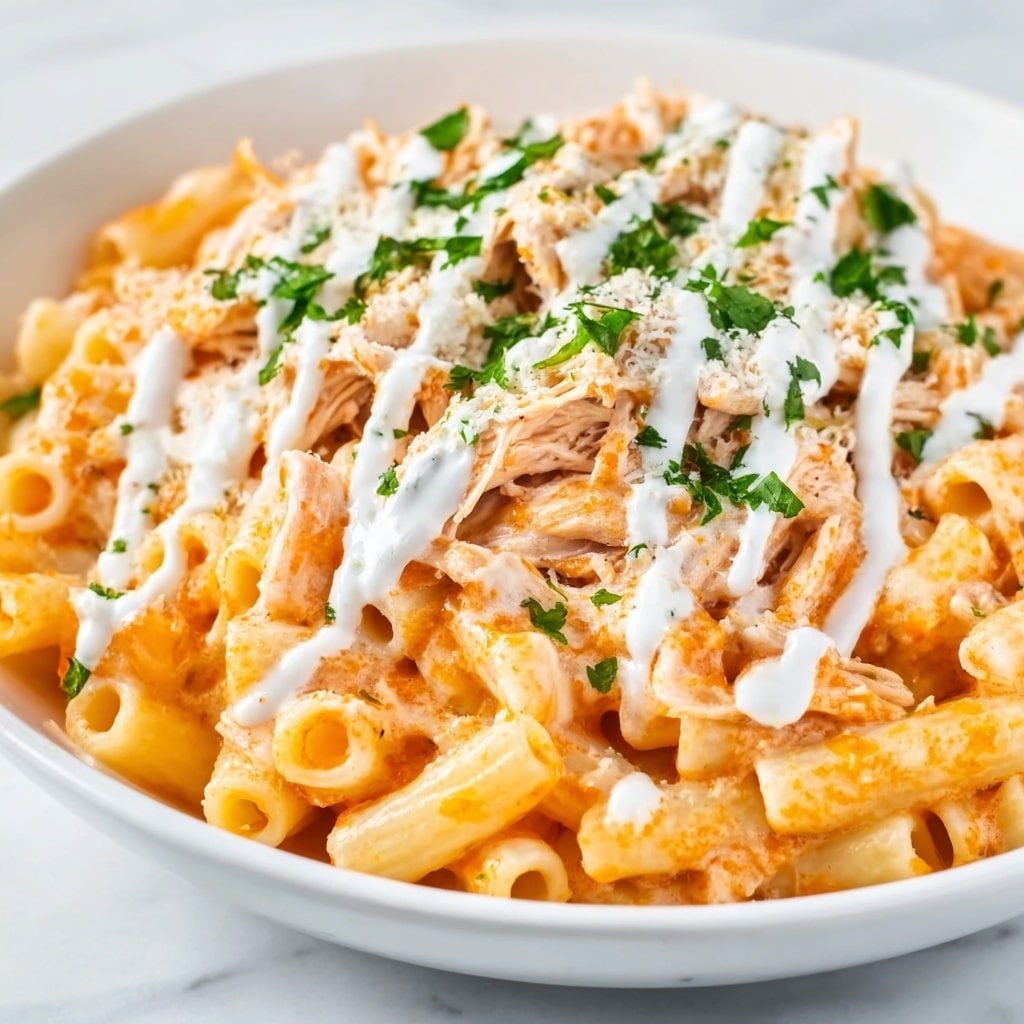 Buffalo Chicken Pasta Recipe 6 Buffalo Chicken Pasta Recipe - Recipe Image