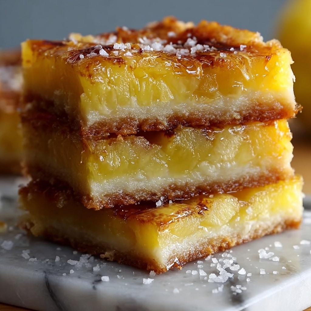 Tropical Paradise with Pineapple Bliss Bars Recipe