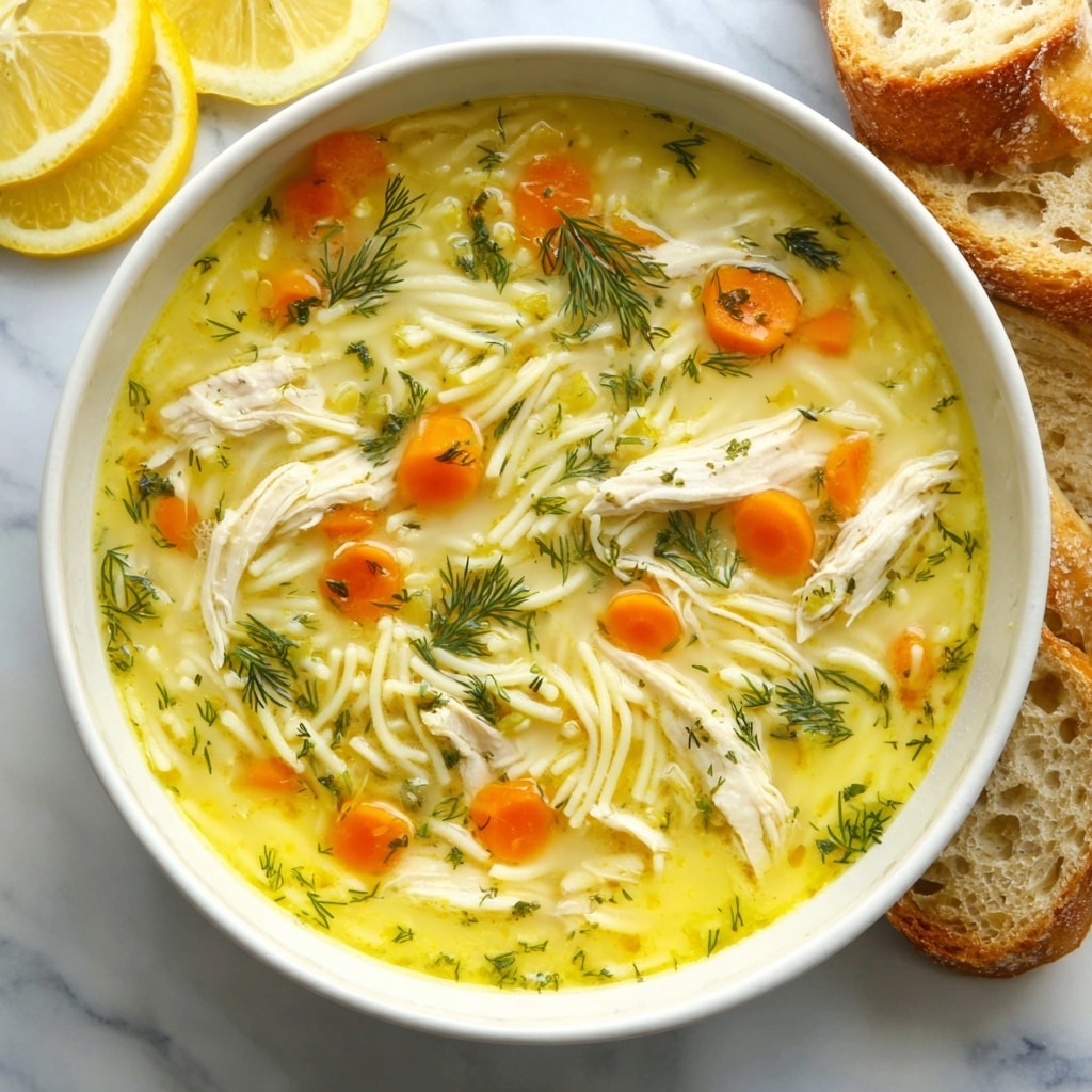 Greek Lemon Chicken Soup Recipe