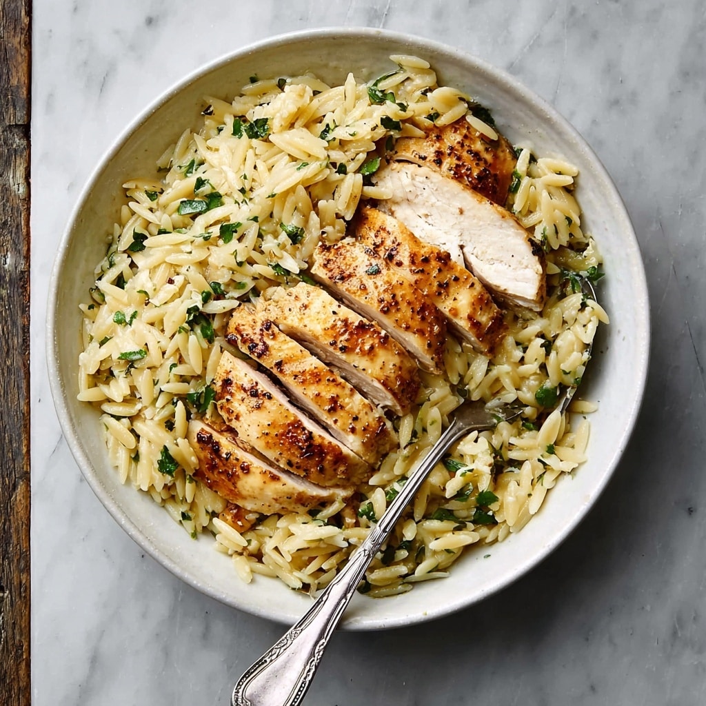 Tender Chicken Orzo with Parmesan Recipe 6 Tender Chicken Orzo with Parmesan Recipe - Recipe Image