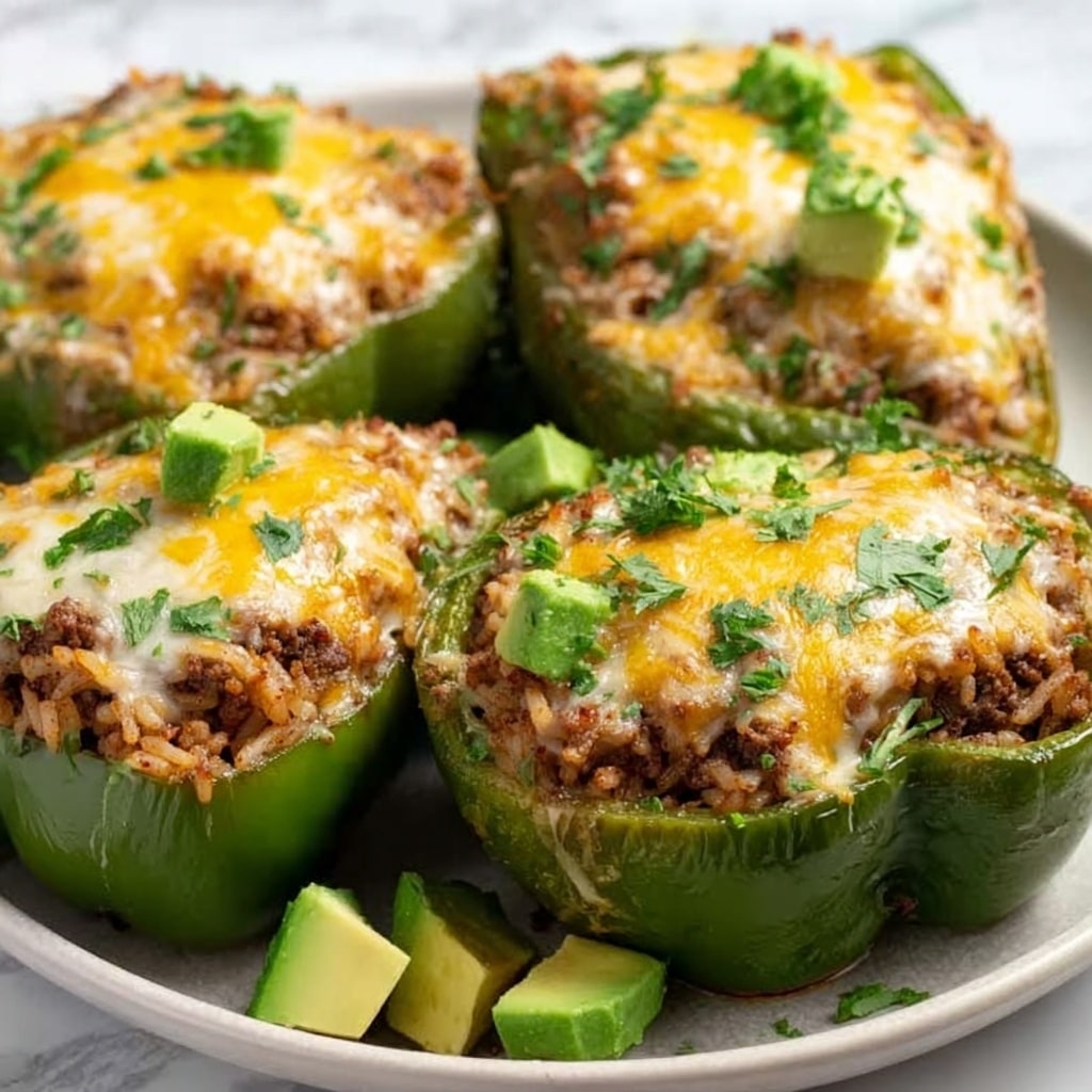 Taco-Stuffed Poblano Peppers Recipe
