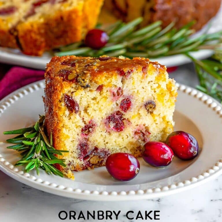Orange Cranberry Cake Recipe