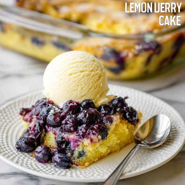 Lemon Blueberry Dump Cake Recipe