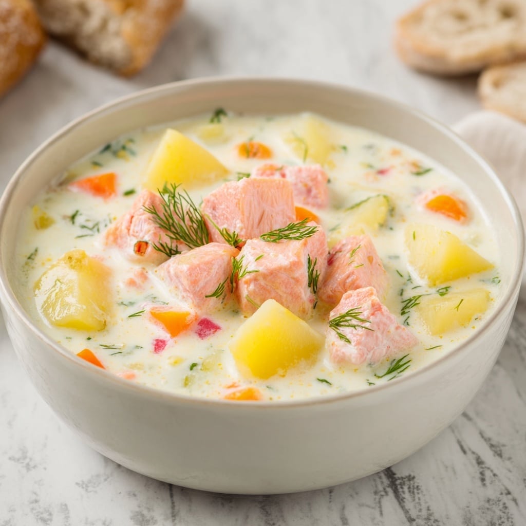 Cozy Salmon Chowder Recipe