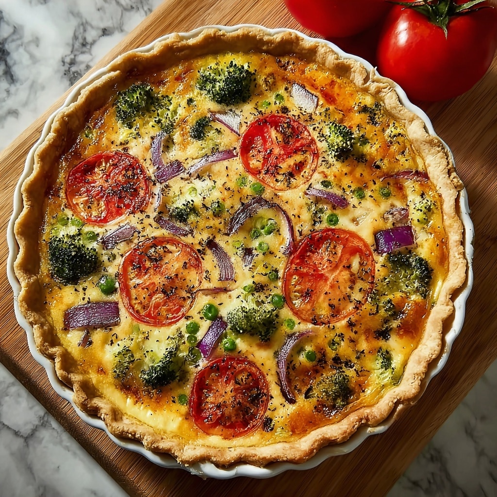Simple Mixed Vegetable Quiche Recipe
