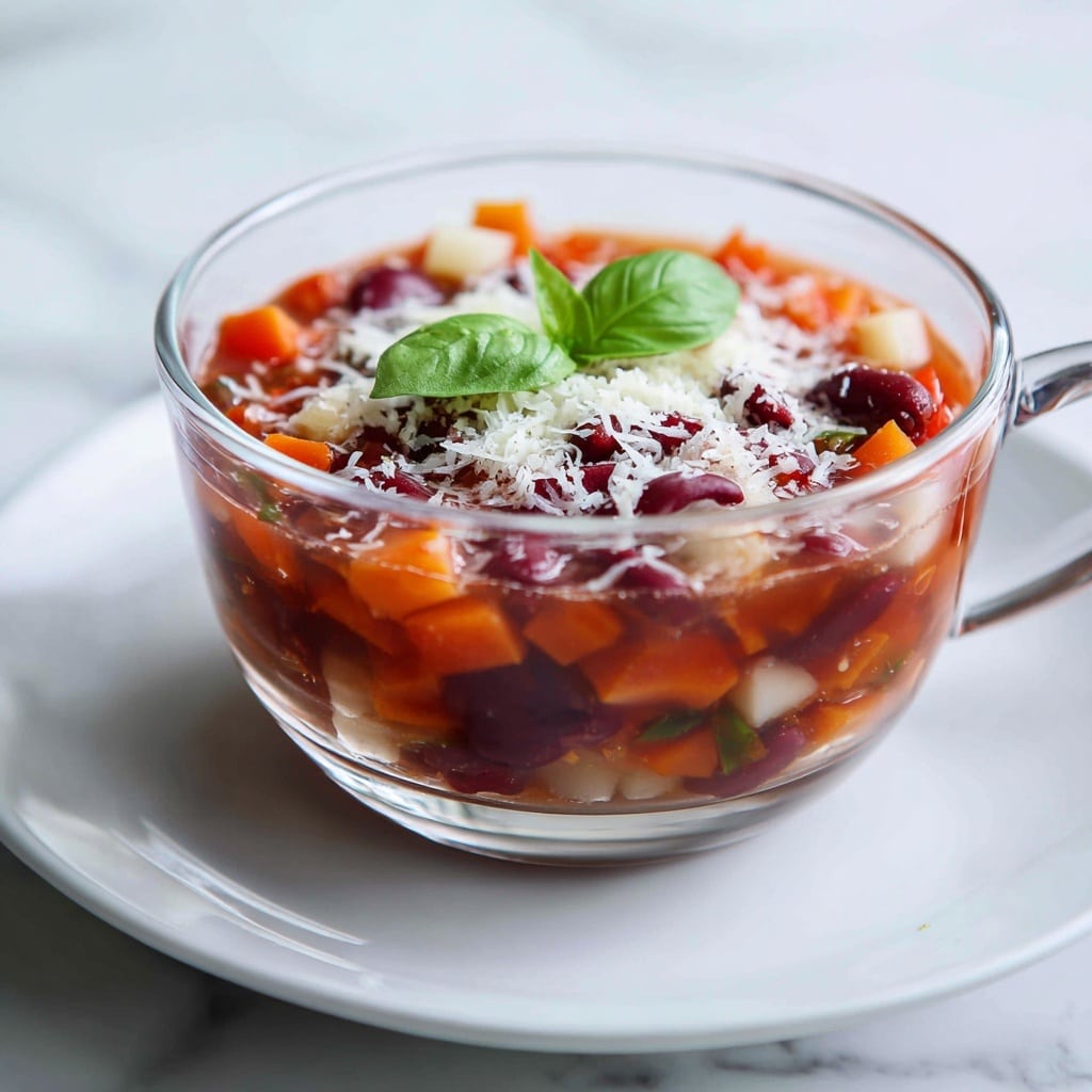 Homemade Slow Cooker Minestrone Soup Recipe