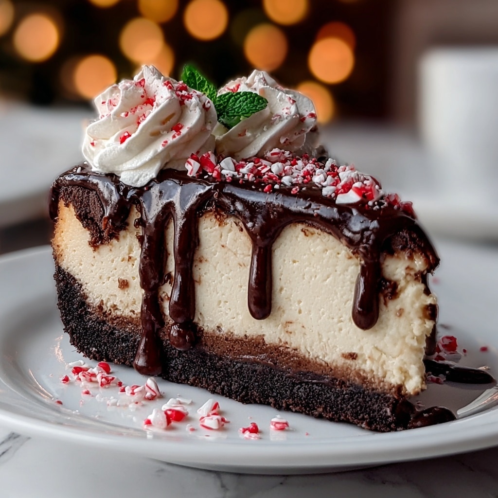 Delicious Peppermint Bark Cheesecake Recipe
