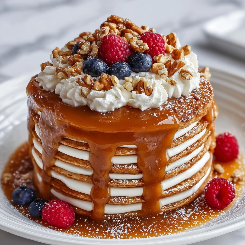 Decadent Biscoff Pancake Stack: A Sweet Breakfast Delight Recipe