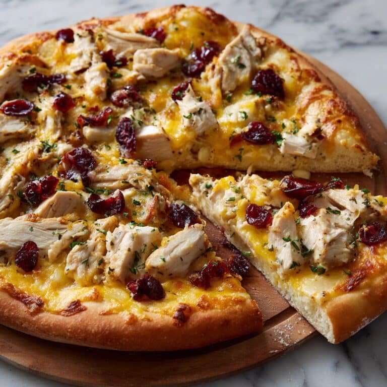 Turkey and Cranberry Pizza Recipe