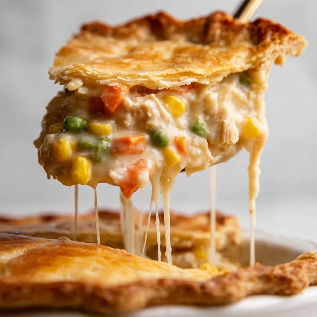 Biscuit Topped Cheesy Chicken Pot Pie Recipe 5 Biscuit Topped Cheesy Chicken Pot Pie Recipe - Recipe Image