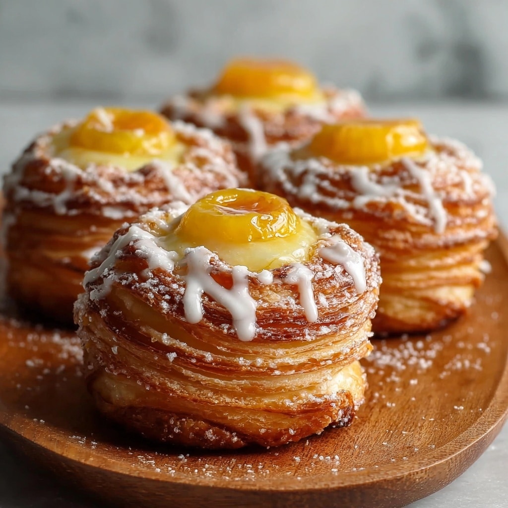 Peach Pie Cruffins Recipe 5 Peach Pie Cruffins Recipe - Recipe Image