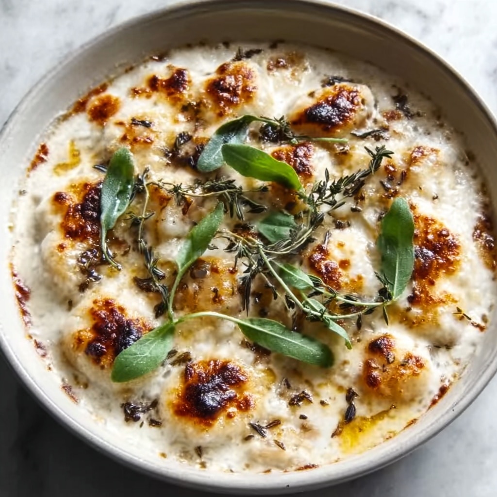 Gnocchi with Truffle Parmesan Sauce Recipe
