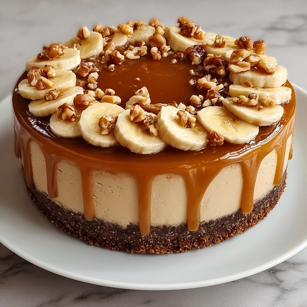 Banana Caramel Nut Cheesecake Recipe 5 Banana Caramel Nut Cheesecake Recipe - Recipe Image