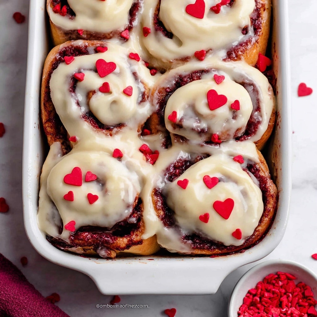 Red Velvet Cinnamon Rolls Recipe
