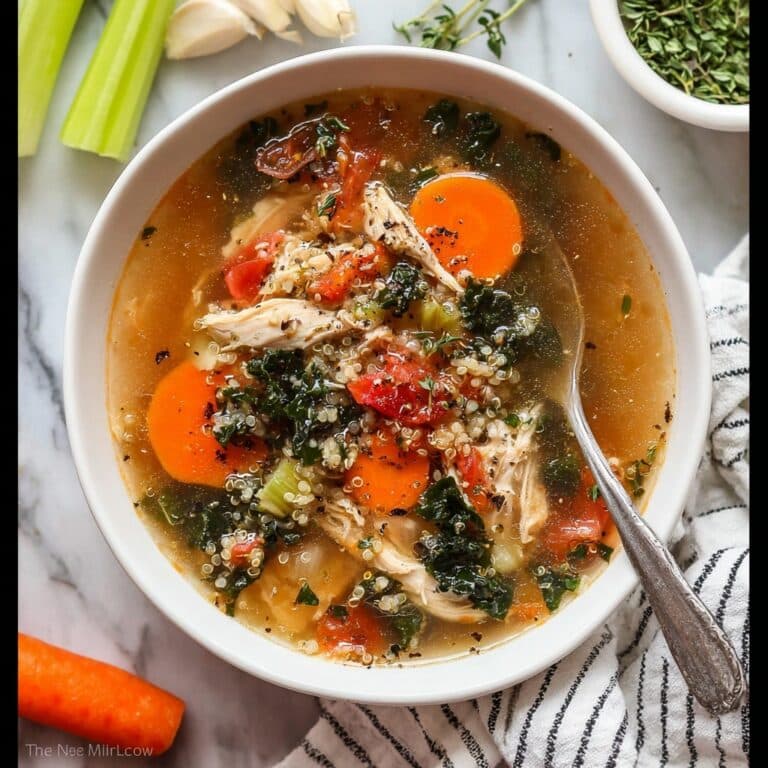 Chicken Quinoa Soup With Vegetables Recipe
