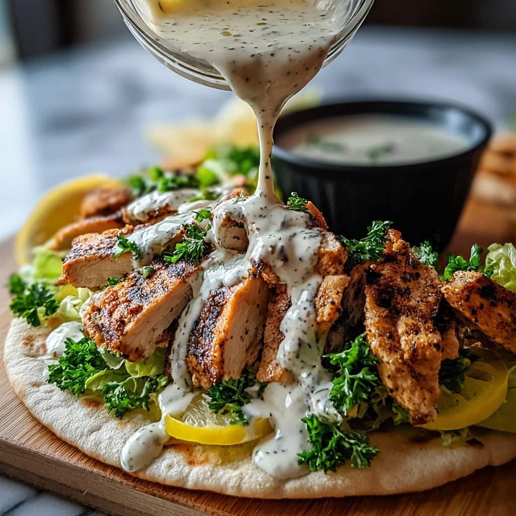 Chicken Shawarma with Creamy Garlic Sauce Recipe 6 Chicken Shawarma with Creamy Garlic Sauce Recipe - Recipe Image