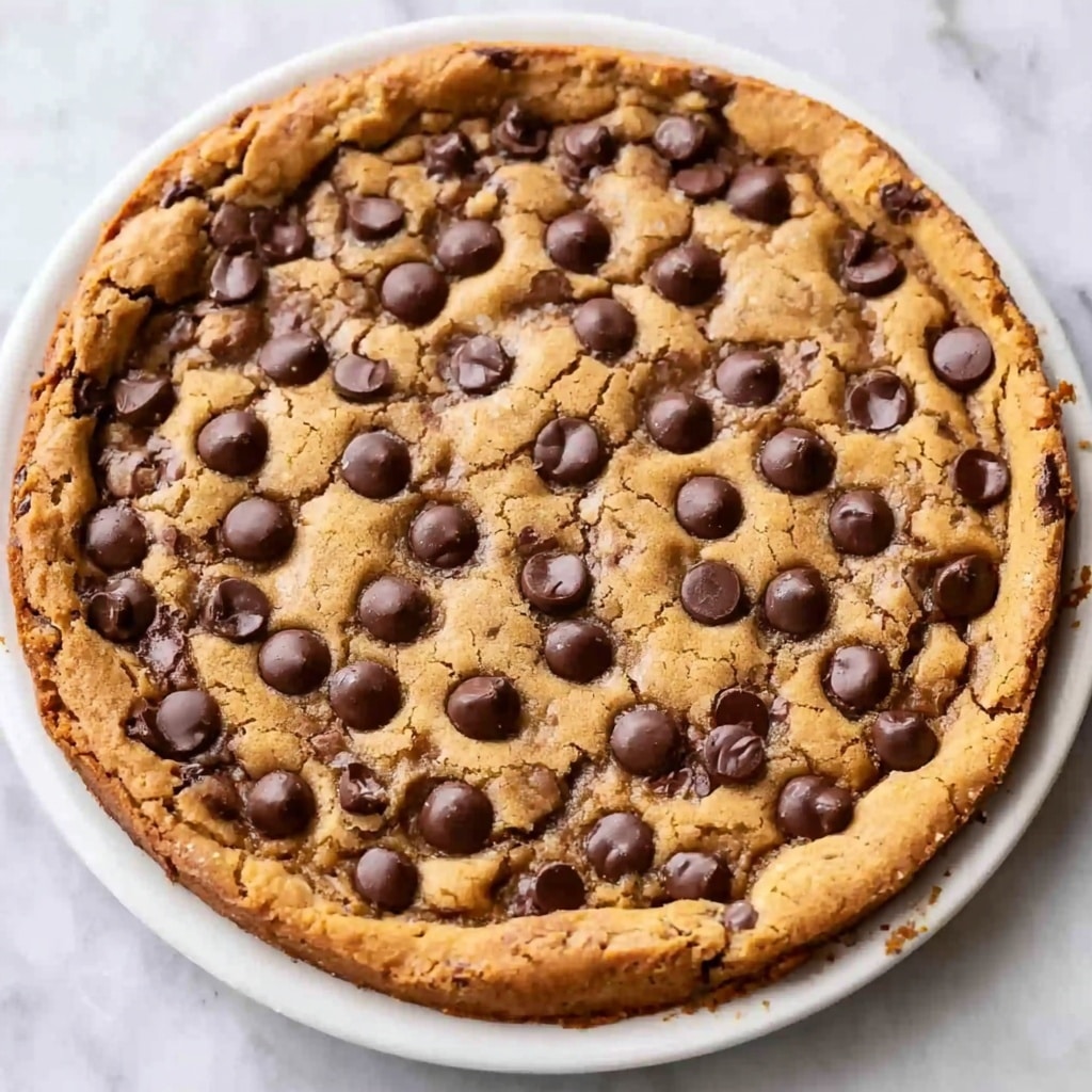 Deep Dish Chickpea Chocolate Chip Cookie Pie Recipe