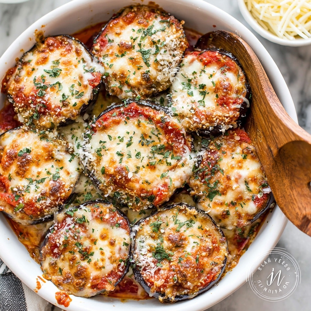 Unbreaded Eggplant Parmesan Recipe