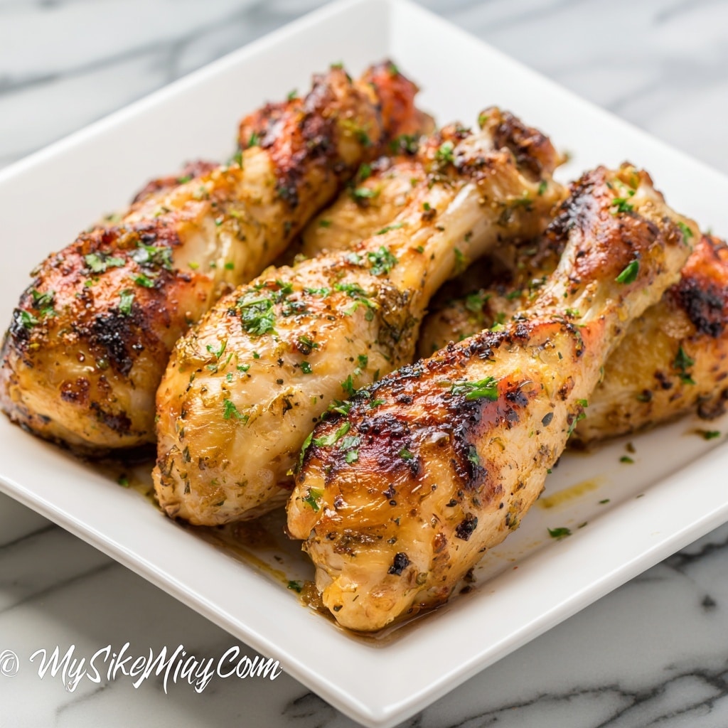 Juicy Herb Roasted Chicken Drumsticks Recipe
