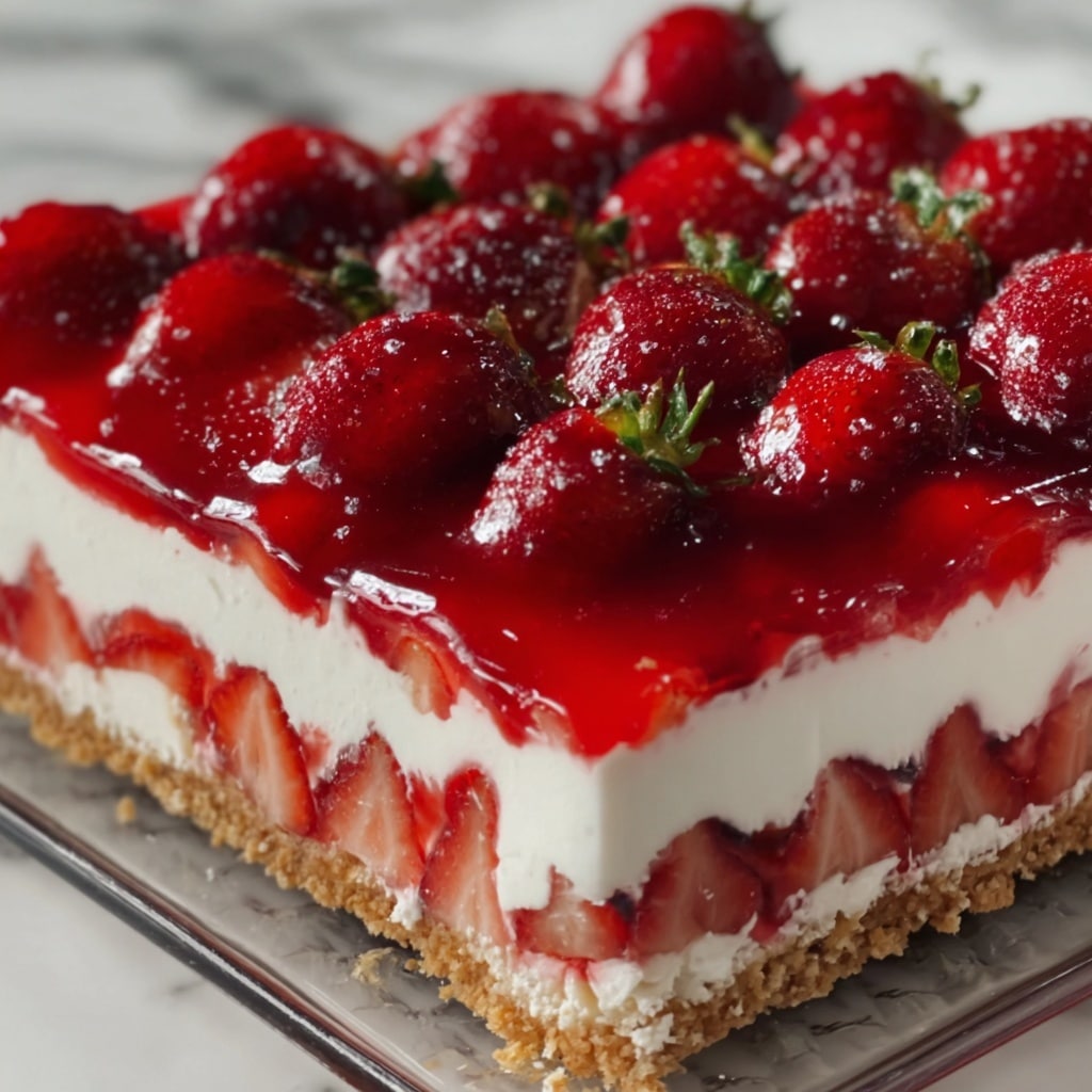 Strawberry Cream Cheese Icebox Cake Recipe 6 Strawberry Cream Cheese Icebox Cake Recipe - Recipe Image
