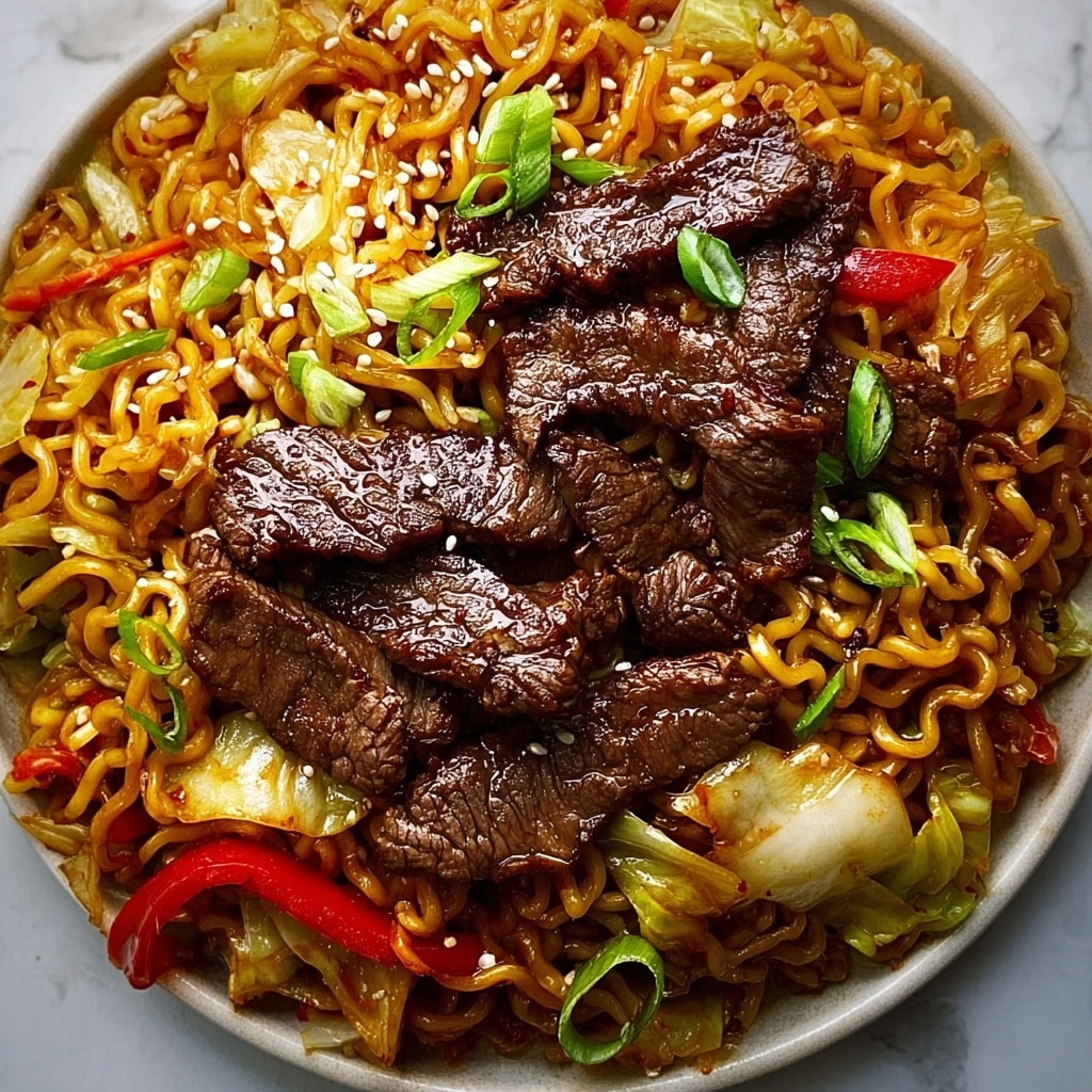 Steak Stir-Fried Ramen Recipe 5 Steak Stir-Fried Ramen Recipe - Recipe Image