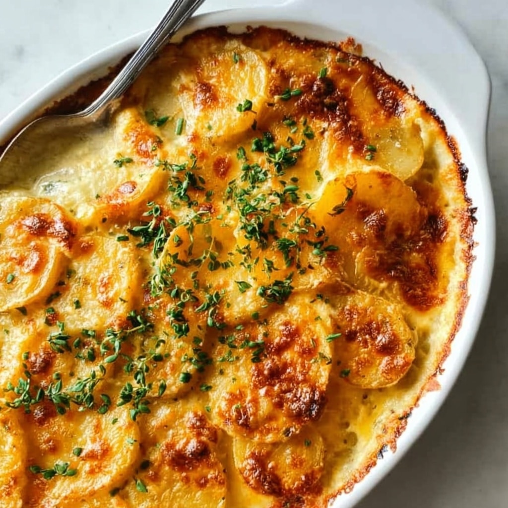 Dad’s Creamy & Cheesy Au Gratin Potatoes Recipe 5 Dad’s Creamy & Cheesy Au Gratin Potatoes Recipe - Recipe Image