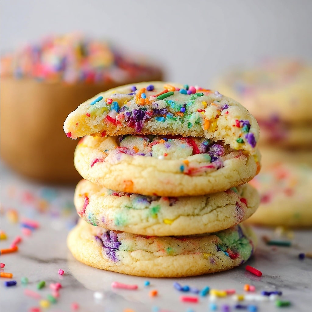 Funfetti Cake Mix Cookies with Cream Cheese Frosting Recipe 6 Funfetti Cake Mix Cookies with Cream Cheese Frosting Recipe - Recipe Image
