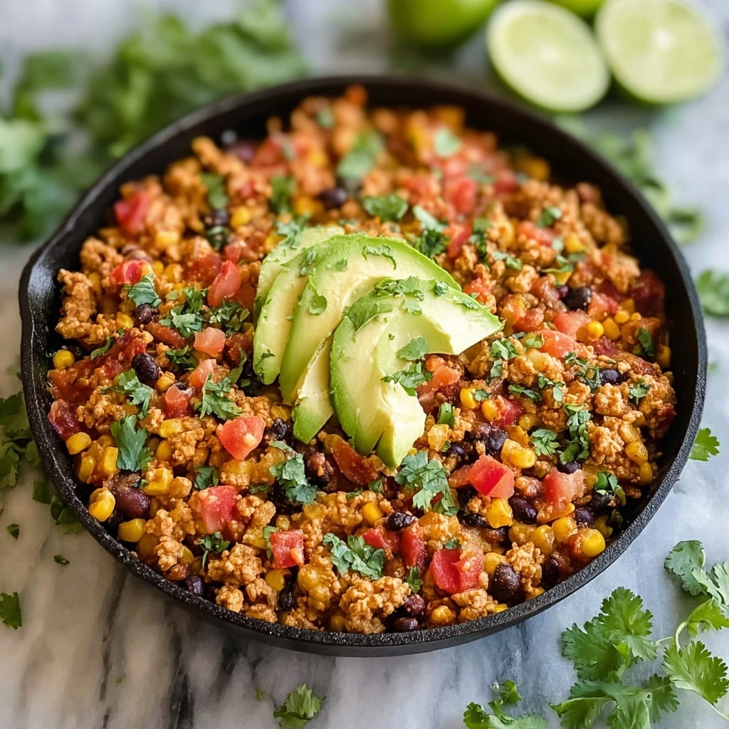 Irresistible Turkey Taco Skillet Ready in 20 Minutes! Recipe 6 Irresistible Turkey Taco Skillet Ready in 20 Minutes! Recipe - Recipe Image
