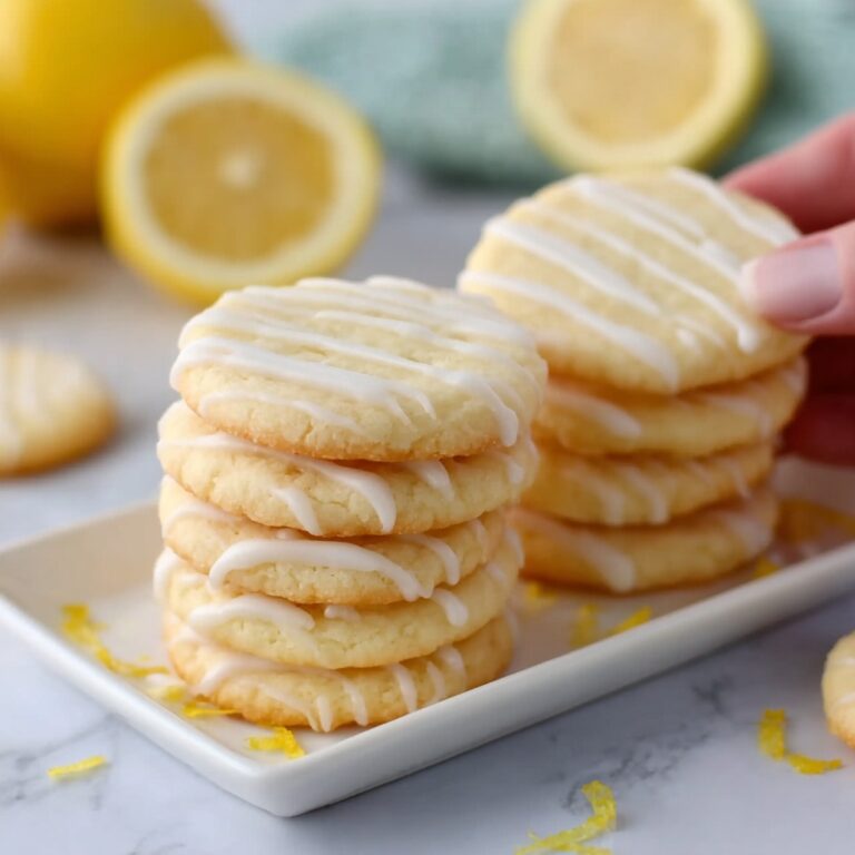 Lemon Sugar Cookies with Lemon Glaze Recipe