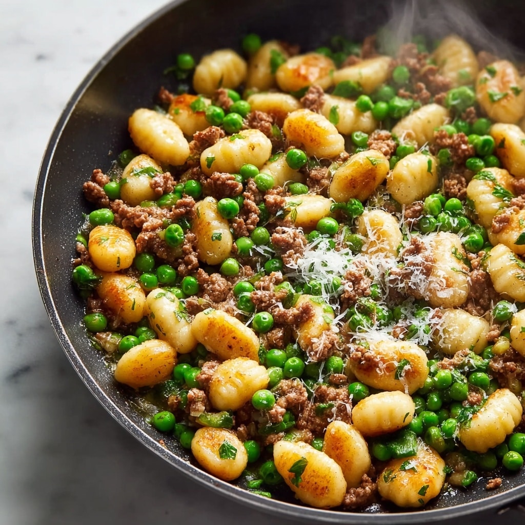 Gnocchi with Peas and Sausage: One-Pan Dinner Recipe 6 Gnocchi with Peas and Sausage: One-Pan Dinner Recipe - Recipe Image